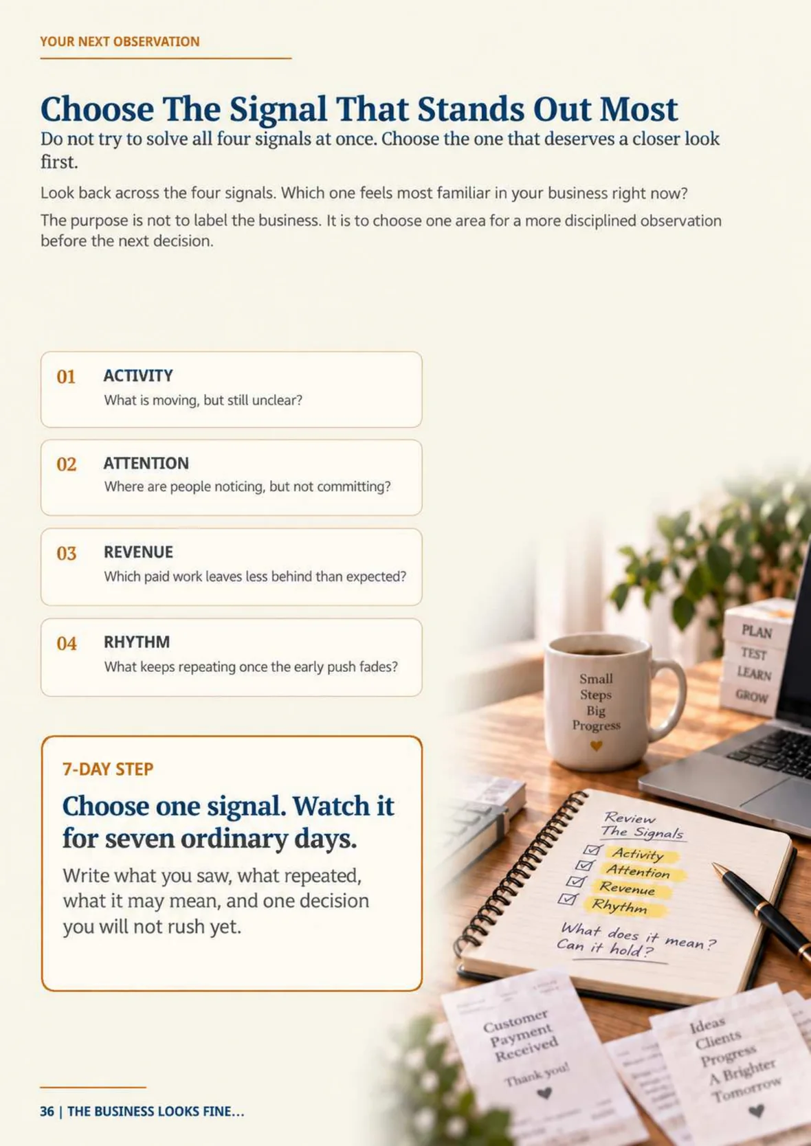 Commercial Edition page: Choose The Signal That Stands Out Most