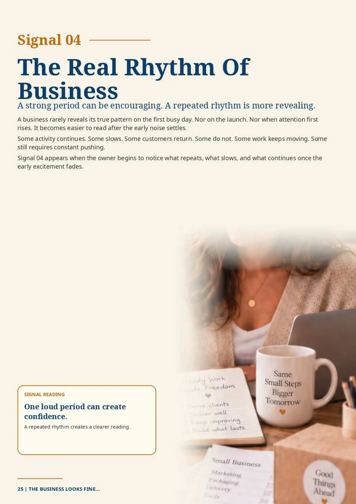 Commercial Edition page: Signal 04, The Real Rhythm Of Business