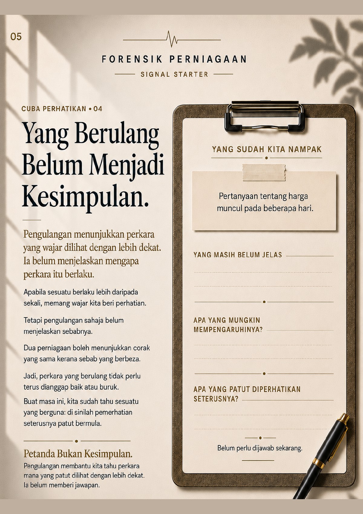 Preview halaman Petanda Bukan Kesimpulan