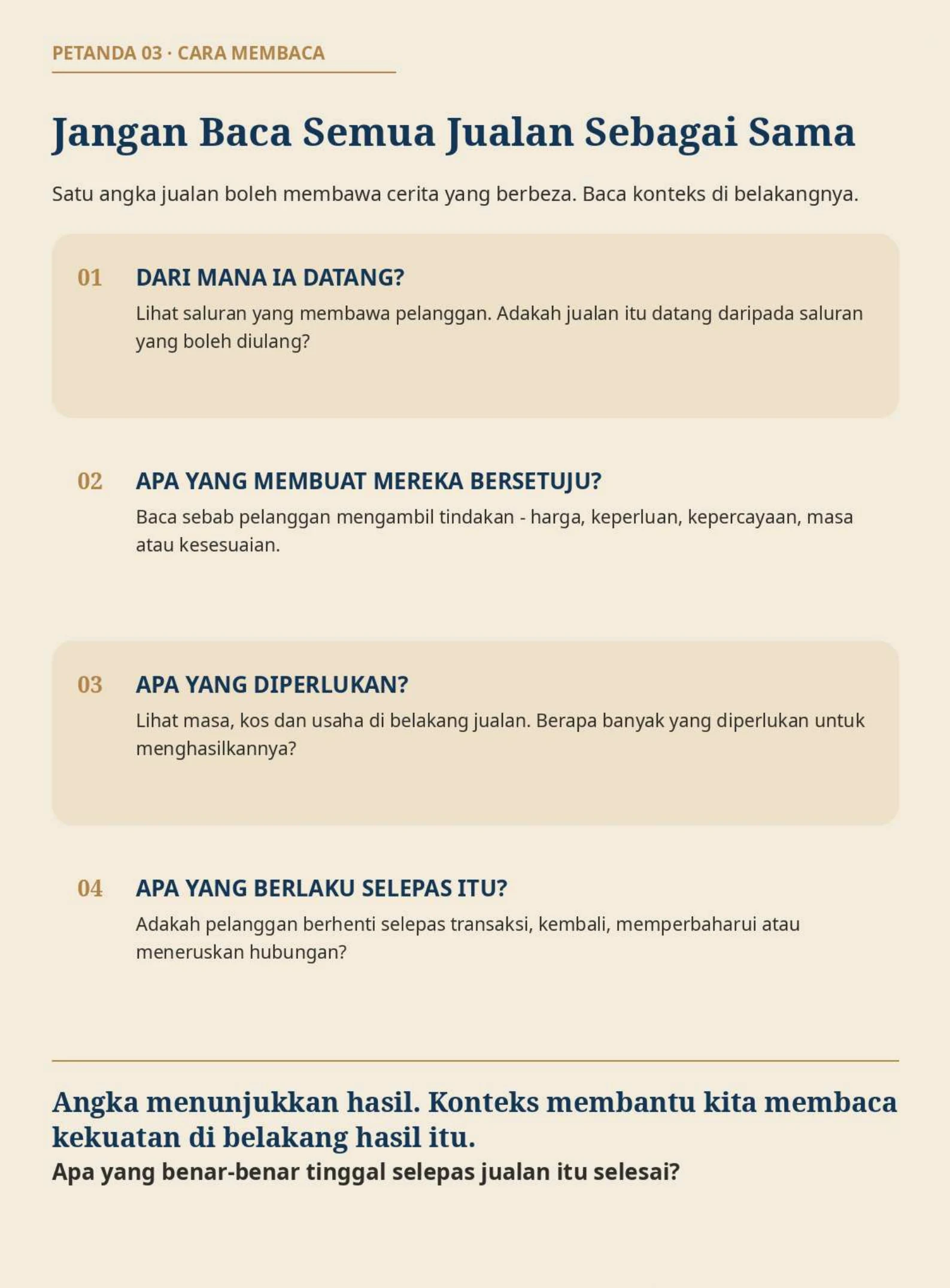 Pratonton PNM: Jangan Baca Semua Jualan Sebagai Sama